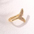 thumbnail image 4 of Jewelry Non-Piercing U-Shaped Nose Clip Micro-Inlaid Zircon Heart Fishtail Crown Nose Stud, 4 of 7