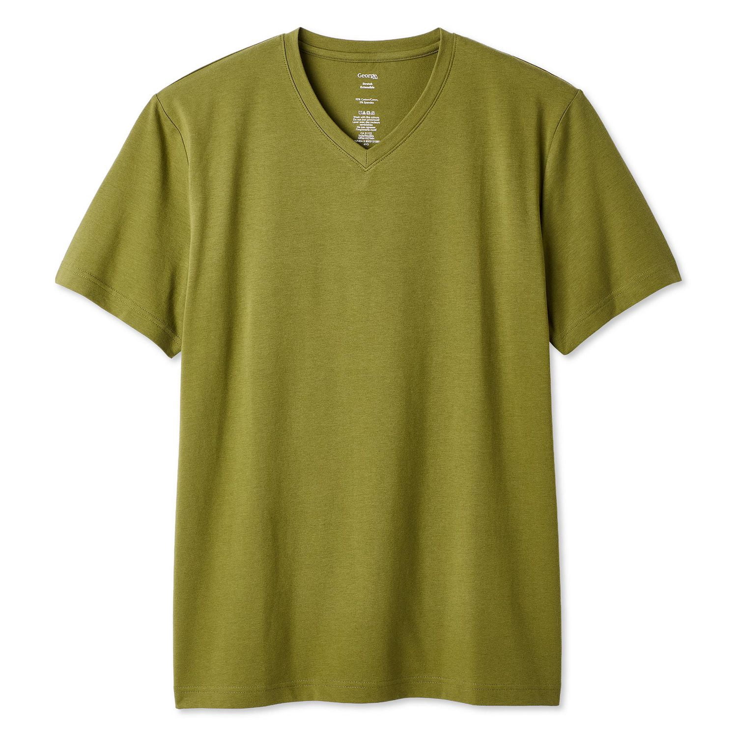 George Men's Stretch V-Neck T-Shirt