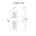 thumbnail image 4 of CWI Lighting Guidana Applique Murale LED Satin Or 5 en Intérieur Emplacement Sec, 4 of 4