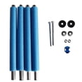 thumbnail image 1 of Huanglei 1Set Trampoline Poles Replacement Accessoire Trampoline Steel Trampoline Poles With AntiCollision Covers Screws Accessories Trampoline Net Poles Replacement Trampoline Accessories, 1 of 1