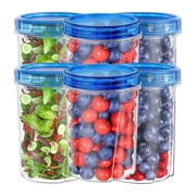 CQCYD Food Storage Container 50oz Multi Pack, Airtight Leak Proof BPA Free Plastic Safe, Stackable Microwave Freezer Dishwasher, Meal Prep Box for Leftover Lunch for Kitchen Office Home Daily Use