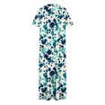 thumbnail image 4 of Ovzne Robes d'Été pour Femmes 2025 Robe Femme Robe Unie Ample Décontractée Mode Robe à Manches Longues Robe à Col à Manches Longues pour Femmes Robe d'Été à Manches Longues Imprimée Liquidation, 4 of 6