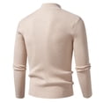 thumbnail image 4 of LIaqionyy Chandail pour Homme à Col Roulé, Chandail à Enfiler, Hauts Tricotés Automne Hiver, Chandail Chaud à Enfiler, Coupe Ajustée, Chandail de Base, M-3TG, 4 of 6