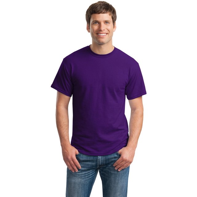 Gildan T-Shirt pour Hommes à Manches Courtes DryBlend 50 Coton/50 Polyester - 8000