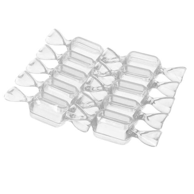 10 Boîtes en Forme de Bonbons Boîtes-Cadeaux Boîtes à Chocolat pour Enfants Transparent