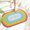Arc-en-Ciel Obtenir Nu Tapis de Bain, variante sur Tapis de Bain Boho Abstrait Mi-Siècle Minimaliste en Caoutchouc Antidérapant Séchage Rapide Super Absorbant Mince pour Salle de Bain sous Porte Douche Baignoire Évier (17 Pouces L x 27 Pouces L Rectangulaire)