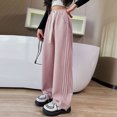 thumbnail image 2 of MIASHUI Girls Sweatpants Kids Athletic Active Jogger Pants Straight Leg Trousers,Pink,13-14 Years, 2 of 8