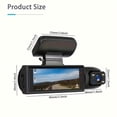 thumbnail image 3 of Dual Camera, Dash Cam For Cars, Front And Inside, Car Camera With IR Night Vision,, 3 of 5