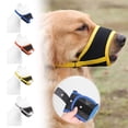 thumbnail image 4 of Riforla Dog Muzzle German Dog Adjustable with Muzzle Large Dog Mouth Guard Adjustable with Dog Muzzle Suitable for Small Dogs Barking Breathable Mesh Dog Muzzle Pet accessories B L, 4 of 4