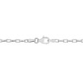 thumbnail image 4 of Collier chic en chaîne rolo rectangulaire de Miabella en argent sterling, 4 of 5