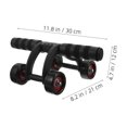 thumbnail image 2 of CNKOO Machine d'Aviron à Roulettes Équipement de Gym d'Exercice Marchette Mise en Forme Noir, 2 of 8