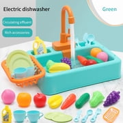 MZCPSYHA Analog Dishwasher Sink Children's Role Playing Kitchen Set Toys