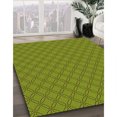 thumbnail image 3 of Ahgly Tapis Rond Lavable en Machine Intérieur Transitionnel Vert Pistache, 3 Pieds Rond, 3 of 7
