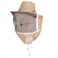 thumbnail image 2 of Beekeeper Hat Outdoor Beekeeper Cowboy Hat Breathable Fireproof Beekeeping Veil  Face Head Protector, 2 of 8