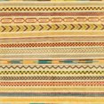 thumbnail image 1 of Ahgly Company Indoor Square Abstract Cinnamon Brown Oriental Area Rugs, 3' Square, 1 of 6