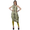 thumbnail image 1 of Moomaya Robe Kurti à une Épaule Imprimée pour Femme, Sans Manches, à Col Bénitier, Style Bohème, Tenue de Soirée de Designer, 1 of 7