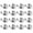 Silver, variant on KAKOWELY 30 PCS/Set Assorted Tool Spring Terry Clips Heavy Duty Storage Shed Garage Lamp Holders,1.1"X1.1"X0.39"