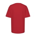 thumbnail image 4 of BLVB T-Shirts de la Saint-Valentin pour Femmes Cœur Mignon T-Shirts Graphiques Décontractés Col Rond Manches Courtes Hauts Cadeaux Tee pour Elle, 4 of 7