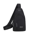 thumbnail image 2 of Sac à Bandoulière Imperméable pour Hommes, Sac à Dos Crossbody avec Port de Chargement USB, Sac de Poitrine Polyvalent pour Voyage, Sport, Course, Randonnée, Voyage, Plein Air, Camping, 2 of 6