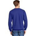 thumbnail image 3 of Hanes Chandail à Col Rond pour Adulte en Coton Ultime, TTG, Bleu Royal Foncé, 3 of 7