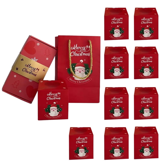 WIFKLSIIPG Joyeux Noël Boîte Cadeau Surprise Boîte Cadeau Surprise Explosion pour et Anniversaire Boîte Cadeau Pliable Rebondissante Joyeux Noël