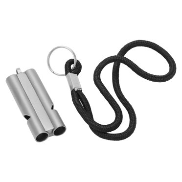 Pure Titanium Whistle with Lanyard Outdoor Survival Whistle High Decibel Whistle Emergency,