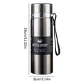 thumbnail image 3 of Chmadoxn Winter Portable Rope Insulation Cup Stainless Steel Outdoor Vehicle Mounted Large Capacity Insulation Cup 800mL vacuum cup, 3 of 5