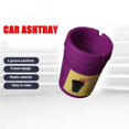thumbnail image 2 of Portable Car Ashtray with Funnel Lid - Detachable Automotive Cigarette Receptacle Container - Plastic Cup Vehicle Organizer, 2 of 8