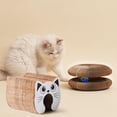 thumbnail image 5 of CJiaWei Cardboard Cat Scratching Post With Foldable Cat Bed 2 In 1 Scratching Post For Cats Cardboard Interactive Foldable And Transformable Shape Cat Scratcher Interactive Scratching, 5 of 5