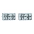 thumbnail image 3 of maskred 1/2 10 Slots Numeral Shape Birthday Cake Decoration Mold Candy Pudding Chocolate Silicone Mould Baking Tools Blue 2PCS, 3 of 6