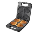 thumbnail image 3 of Waffle Maker, Multifunctional Waffle Maker with Heart Shape Design Uniform Even Heating Delicious Breakfast Machine for  Maker Cakes Breads, 3 of 7