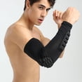 thumbnail image 3 of Honeycomb Crashproof Football Basketball Shooting Arm Sleeve Elbow Support T-mc, 3 of 5