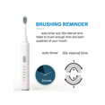 thumbnail image 4 of Sonic Electric Toothbrush With 5 Modes And Smart Timer - Unisex - Effective For Teeth And Gum Cleaning, Rechargeable Usb Toothbrush, Whitening Oral Hy, 4 of 5