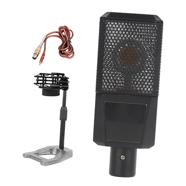 Xuanheng Microphone à Condensateur de Bureau Robuste Portable Professionnel pour Diffusion en Direct Noyau de Microphone 16 mm