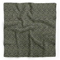 thumbnail image 1 of Bimba Green Alphabet Text Printed Pure Silk Scarf For Hair Neck Head Bandanas For Women 40 x 40 Inches, 1 of 6