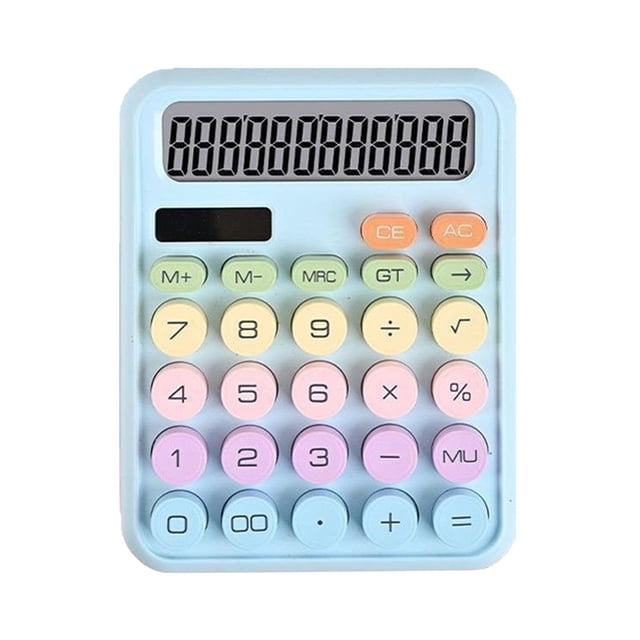 Ohufall Dopamine Color Scientific Calculators Mechanical Key Basic Small Calculator For School