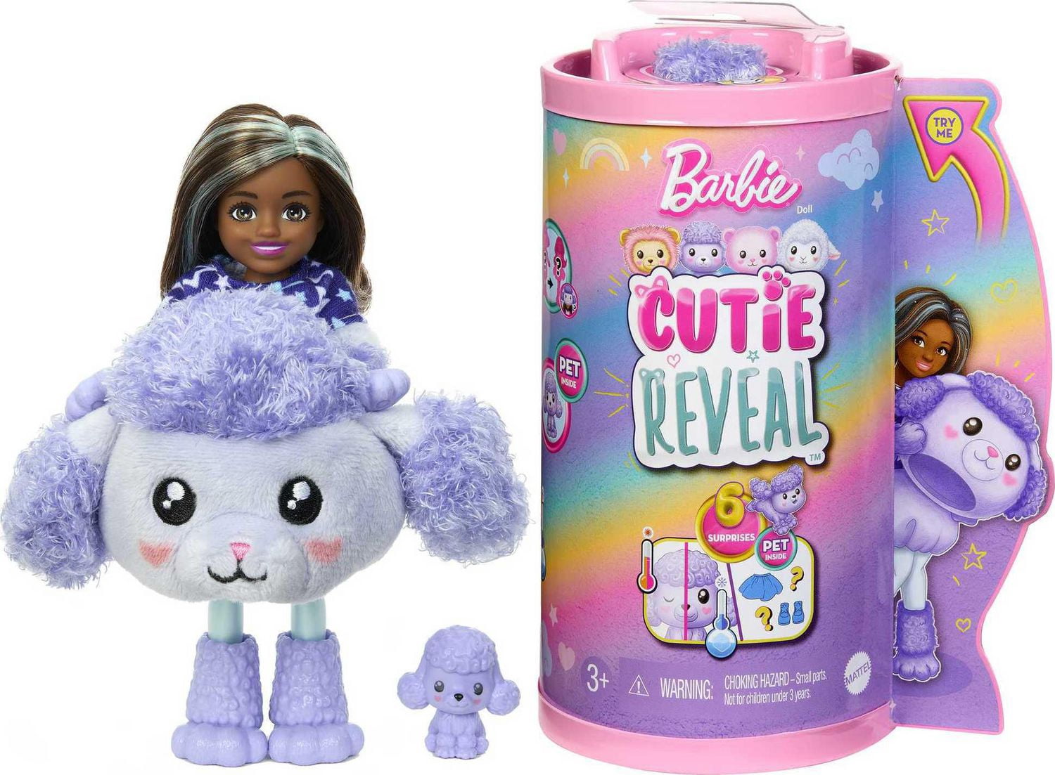 Barbie-Cutie Reveal T-Shirt Confort-Poupée Chelsea et accessoires
