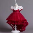 thumbnail image 3 of Robes de Princesse pour Filles Robes pour Enfants Filles Robe de Princesse Sans Manches Robe en Maille Fleur Robes pour Petites Filles Robes Fleuries pour Filles, 3 of 5