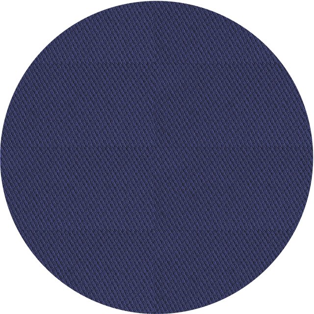 Ahgly Company Machine Washable Indoor Round Transitional Deep Periwinkle Purple Area Rugs, 7' Round