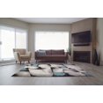thumbnail image 3 of Empire Geometric Pattern Area Rug Carpet in Blue Grey, 7x10 (6'5" x 9'5", 200cm x 290cm), 3 of 5