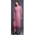 thumbnail image 4 of Bimba Printed Straight Kurtis For Women Button Down Mandarin Indian Tunic X-Large, 4 of 6