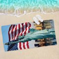 thumbnail image 3 of Beach Towels Oversized Microfiber Beach Towel Super Lightweight Colorful Bath Towel Sandproof Beach Blanket Multi-Purpose Towel for Travel Swimming Pool 30x60 Inch Oversized Beach Towels for Adults, 3 of 6