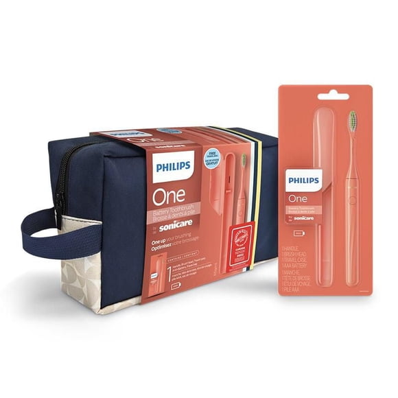 Philips One by Sonicare Miami Battery Toothbrush with FREE Travel Bag