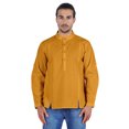 thumbnail image 1 of Atasi Chemise Henley Indienne pour Homme à Manches Longues, Décontractée, Col Mandarin, Courte Kurta, 1 of 7