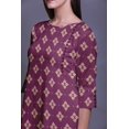 thumbnail image 3 of Bimba Robe Kurti Longue Imprimée Tunique Droite Manches 3/4 Robes pour Femmes Haut, 3 of 6
