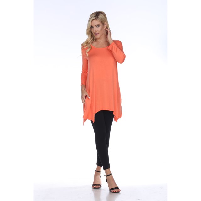 White Mark Tunique Makayla pour Femmes à Manches 3/4