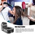 thumbnail image 3 of Grey Suction Cup Hair Dryer Holder Wall Mount, Bathroom Shelves For Styling Tools, Easy Install, 3 of 4