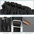 thumbnail image 2 of Qoosea Drawstring Backpack Waterproof String Gym Sports Bag with Shoe Compartment Side Mesh Pockets for Women Men, 2 of 6