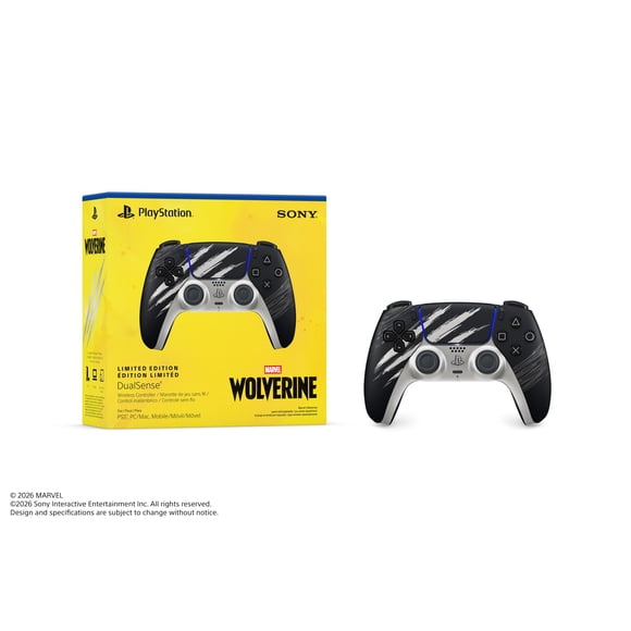 DualSense® Wireless Controller – Marvel’s Wolverine Adamantium Limited Edition