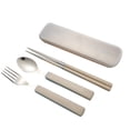 thumbnail image 2 of RKSTN Kitchen Utensils 3pcs/set Spoon Fork Chopsticks Stainless Steel Travel Cutlery Tableware Box Kitchen Utensils, 2 of 4
